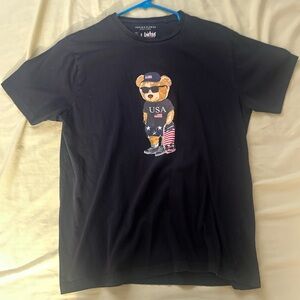 Denim & Flower black Short Sleeve Tee